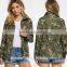 Latest Fashion Girls Classic Camouflage Jacket