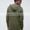 Custom Dropped Shoulders Mesh Panel With Hood Green Men's Cotton Spandex Casual Oversized Plain Design Pullover Hoodies