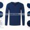 Latest High Quality Long Sleeve Bulk V-neck T-shirt for Man