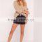 MGOO New Branding Women Oversized Loose Plain Sexy Off Shoulder Longline Knitted Jumper Camel Knitwear Private Label
