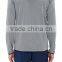 light grey tech-jersey zip-front Damenn hoodie styled with black tech-fabric trim