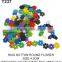 500g 4.2cm Kids Brain Development Plastic Toy Flower Tang Han Building Blocks