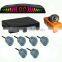 Hottest Front and Rear Parking Sensor, 6 front and rear reverse parking sensor Kit