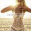 Free Shipping Women Beach Sexy Strap Sheer Floral Lace Beach Dress Embroidered Crochet Hippie Boho vestidos Mini Dress