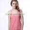 Women's High Visibility Wholesale Plain White Tank Top Bottom Lace