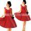 Wholesale Women 1950s Vintage Retro Party Swing Capshoulder Dress