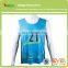 Men's running and basketball sports vest 100% polyester tank top for summer