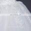 High-end customize V neck cap sleeve long trail ball gown 2017 Aline wedding dresses