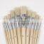 Short Wooden Handle Artist Bristle Paint Brushes