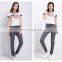 Wholesale Latest New Design Fashion Women White Shirt Tee shirt Custom Women Cheap 100 Cotton T Shirt