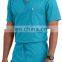 High Quality Solid Colored Men Medical Scrubs uniform for Hospital Wearing