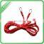 Resistance training rubber bungee cord with metal clips