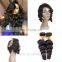 Wholesale  Lace Frontals raw indian curly hair 360 Lace Frontal Closure