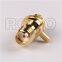 Straight Gold Plated RF Coaxial SMA Connector for Cable Antenna