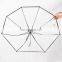 New technology transparent pet umbrella dog leash