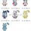 Infant & Toddlers Sleeveless Ant Print Jumpsuit Summer Baby Pom Pom Rompers For Kids