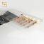 Luxury Golden Paper Box with Clear Blister Packaging for Cosmetic Brush