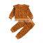 2020 kids babys leopard print set