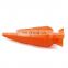 Ultra durable carrot shape design pet chew toys  treats puzzle IQ toy  interactive toy dog toy