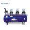 High pressure dental mobile no noise oil free electric air compressor