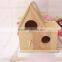 Wooden bird houses outdoor