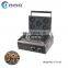 Durable Restaurant Stainless Steel Commercial Crispy Countertop Electric Four Five Slices Plum Flower Shape Belgian Waffle Maker