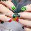 Factory selling nontoxic real gel nail polishes set lasting summer watermelon pattern design nail sticker sheet for wholesale