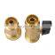 Metal hydraulic water pipe hose connector fittings
