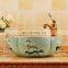 Hand painted porcelain sink ceramic art basin