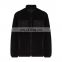 wholesales oem services custom logo men's jacket windproof  black fleece coat jacket