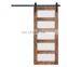 MDF flush solid wood frameless single interior room door