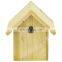 Antique design unfinished wooden bird house outdoor parrot cage garden decor 8.2 x 6.2 x 9.6 inches