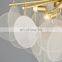 Nordic Ring LED Pendant Light Geometric Circle Iron Chandelier Luxury Bedroom Living Room Home Decor Indoor Hanging Lightings