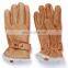 Lady Sheepskin Leather Women Fashion Winter Gloves Full Fingers