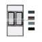 Custom windows  casement grill double glass aluminum alloy windows for house and apartments