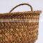 Eco friendly  natural hand-made fruit basket seagrass woven storage basket set of 3