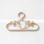 Hot Sale Set Of 2 Basic Handmade Rattan Round Clothes Hanger Hook For Kid and Adults Vintage Style Vietnam Supplier
