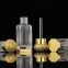 High Quality Golden Slivery Glass Oil Bottle