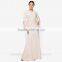 2016 OEM manufactuer pink abaya modern with wholesale price women fashion dress design D270