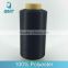 Black color 100% polyester 300D/96F yarn manufacturer in china