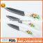 Kitchen steak knife set ceramic knife with stand