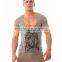 Deep V Neck Men Tshirt