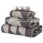 luxurious cotton solid grey color egyptian bath towel