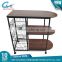 Chrome metal kitchen storage rack, microwave oven rack, wire shelving
