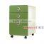 Unique Design 3 Drawer Rounded Mobile Pedestal Cabinet