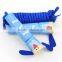 safety EN71 outdoor games for kids blue colour educational play games toy factory sale smooth handle burly wooden skipping rope