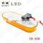 super bright waterproof red 12V 24V oval 6" LED stop turn tail light for auto truck