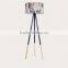 traditional wooden floor lamp with tripod wood floor lamp