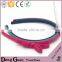 2016 new design baby girl flowers hair band metal hairbands felt