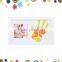 High quality newborn baby frame photo handprint solvent ink